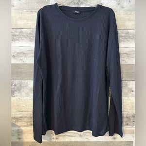 Men's Navy Long Sleeve Shirt